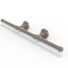 Allied Brass Dottingham Collection Wall Mounted Horizontal Guest Towel Holder In Antique Pewter