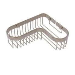 Allied Brass Corner Toiletry Shower Basket In Antique Pewter