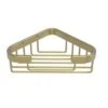 Allied Brass Corner Soap Basket In Satin Brass