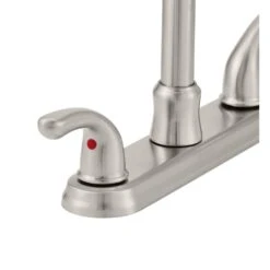 Builders 2-Handle Standard Kitchen Faucet With Sprayer In Stainless Steel -Allied Brass Shop 0191ce168cb71c4a1af541c79cfb90da 1800x1800