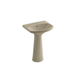 KOHLER Cimarron 8 In. Widespread Vitreous China Pedestal Combo Bathroom Sink In White With Overflow Drain -Allied Brass Shop 01b5b1cb44e26a0e9065bc1dbf5e6669 1800x1800