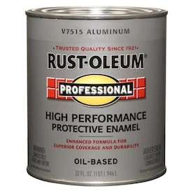 Rust-Oleum Professional Ready Mix Flat Aluminum Enamel Interior/Exterior Paint (Actual Net Contents: 32-fl Oz) 1 Rust-Oleum Professional Ready Mix Flat Aluminum Enamel Interior/Exterior Paint (Actual Net Contents: 32-fl Oz)