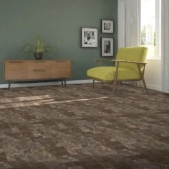 Congoleum ArmorCore UR Terrace Paver 12-ft W Cut-to-Length Fresh Brew Stone Look Low-Gloss Finish Sheet Vinyl