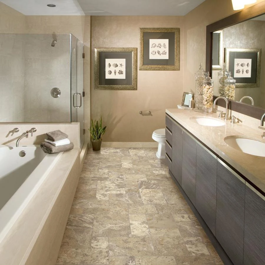 Congoleum ArmorCore Pro UR Terrace Paver 12-ft W Cut-to-Length Lighthouse Landing Stone Look Low-Gloss Finish Sheet Vinyl 1 Congoleum ArmorCore Pro UR Terrace Paver 12-ft W Cut-to-Length Lighthouse Landing Stone Look Low-Gloss Finish Sheet Vinyl