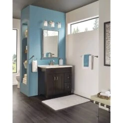 Moen Oxby Spot Resist Brushed Nickel 2-handle 4-in Centerset WaterSense Bathroom Sink Faucet With Drain -Allied Brass Shop 026508262924 05103531 1800x1800