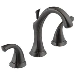 Delta Addison Venetian Bronze 2-handle Widespread WaterSense Bathroom Sink Faucet With Drain -Allied Brass Shop 034449597289xl 1800x1800