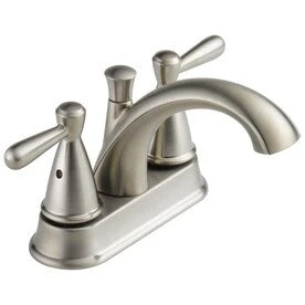 Peerless Bayside Brushed Nickel 2-Handle 4-in Centerset WaterSense Bathroom Sink Faucet With Drain 1 Peerless Bayside Brushed Nickel 2-Handle 4-in Centerset WaterSense Bathroom Sink Faucet With Drain