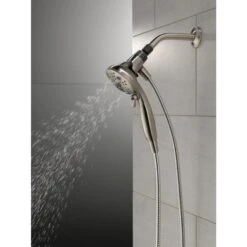 Delta Universal Showering Components Brushed Nickel 6-Spray Handheld Shower 1.75-GPM (6.6-LPM) 24 Delta Universal Showering Components Brushed Nickel 6-Spray Handheld Shower 1.75-GPM (6.6-LPM) -Allied Brass Shop 034449864336 10611940 1800x1800