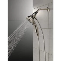 Delta Universal Showering Components Brushed Nickel 6-Spray Handheld Shower 1.75-GPM (6.6-LPM) 25 Delta Universal Showering Components Brushed Nickel 6-Spray Handheld Shower 1.75-GPM (6.6-LPM) -Allied Brass Shop 034449864336 10611941 1800x1800