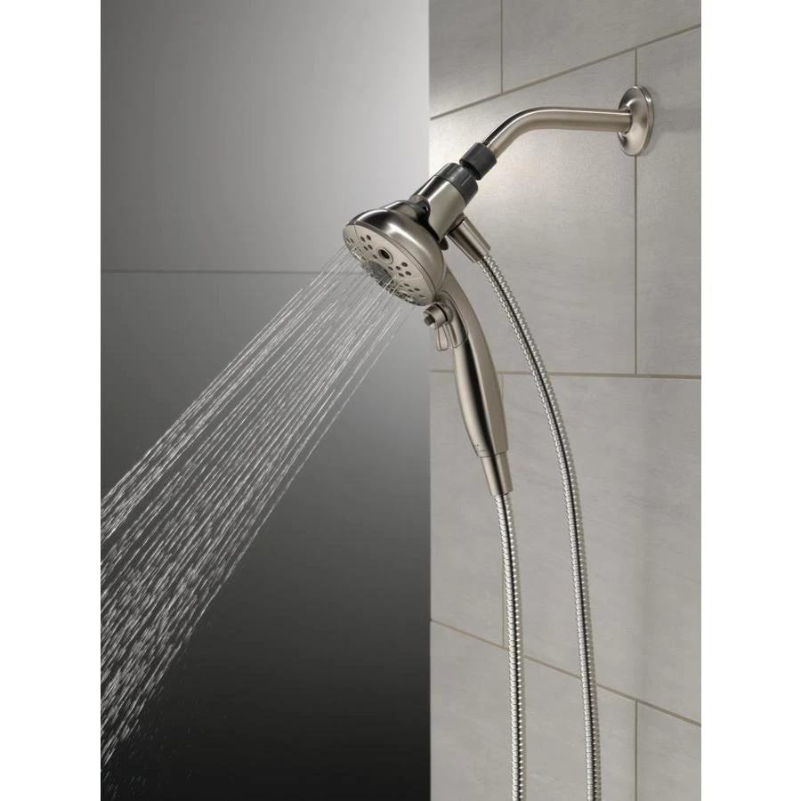 Delta Universal Showering Components Brushed Nickel 6-Spray Handheld Shower 1.75-GPM (6.6-LPM) 6 Delta Universal Showering Components Brushed Nickel 6-Spray Handheld Shower 1.75-GPM (6.6-LPM) - Image 6