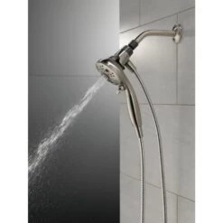Delta Universal Showering Components Brushed Nickel 6-Spray Handheld Shower 1.75-GPM (6.6-LPM) 33 Delta Universal Showering Components Brushed Nickel 6-Spray Handheld Shower 1.75-GPM (6.6-LPM) -Allied Brass Shop 034449864336 12165948 1800x1800