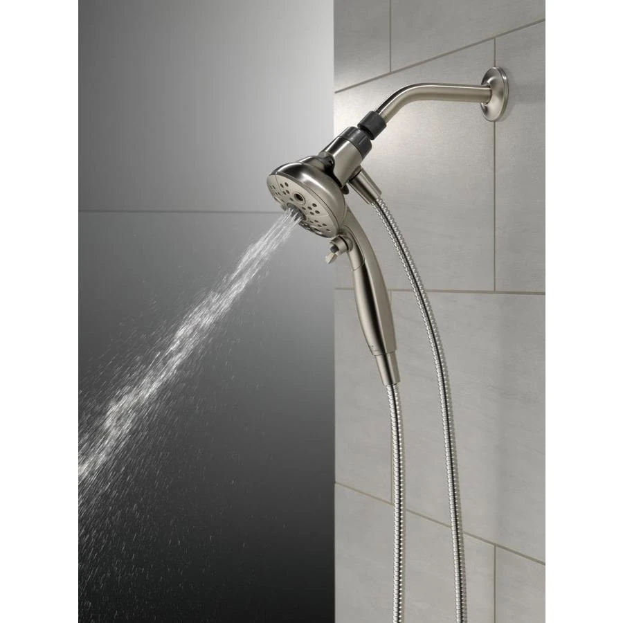 Delta Universal Showering Components Brushed Nickel 6-Spray Handheld Shower 1.75-GPM (6.6-LPM) 14 Delta Universal Showering Components Brushed Nickel 6-Spray Handheld Shower 1.75-GPM (6.6-LPM) - Image 14
