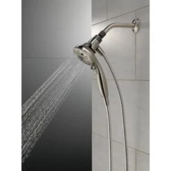 Delta Universal Showering Components Brushed Nickel 6-Spray Handheld Shower 1.75-GPM (6.6-LPM) 38 Delta Universal Showering Components Brushed Nickel 6-Spray Handheld Shower 1.75-GPM (6.6-LPM) -Allied Brass Shop 034449864336 12165953 1800x1800