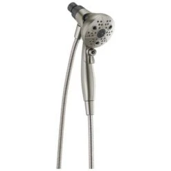Delta Universal Showering Components Brushed Nickel 6-Spray Handheld Shower 1.75-GPM (6.6-LPM) 39 Delta Universal Showering Components Brushed Nickel 6-Spray Handheld Shower 1.75-GPM (6.6-LPM) -Allied Brass Shop 034449864336xl 1800x1800