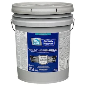 HGTV HOME By Sherwin-Williams Weathershield Extra White Flat Exterior Tintable Paint (Actual Net Contents: 620-fl Oz) 1 HGTV HOME By Sherwin-Williams Weathershield Extra White Flat Exterior Tintable Paint (Actual Net Contents: 620-fl Oz)