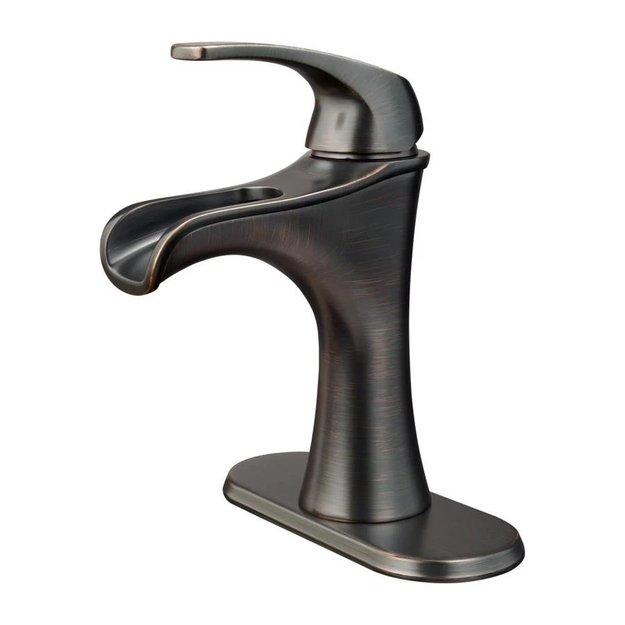 Pfister Jaida Tuscan Bronze 1-handle Single Hole WaterSense Bathroom Sink Faucet With Drain 1 Pfister Jaida Tuscan Bronze 1-handle Single Hole WaterSense Bathroom Sink Faucet With Drain