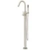 Valspar Pfister Modern Brushed Nickel 1-Handle Commercial/Residential Freestanding Bathtub Faucet