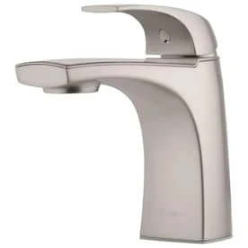 New Lower Price; Pfister Karci Spot Defense Brushed Nickel 1-Handle Single Hole WaterSense Bathroom Sink Faucet With Drain 1 New Lower Price; Pfister Karci Spot Defense Brushed Nickel 1-Handle Single Hole WaterSense Bathroom Sink Faucet With Drain