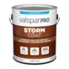 Valspar Pro Storm Coat Flat White Exterior Paint (Actual Net Contents: 128-fl Oz)