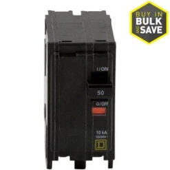 Square D QO 50-Amp 2-Pole Standard Trip Circuit Breaker