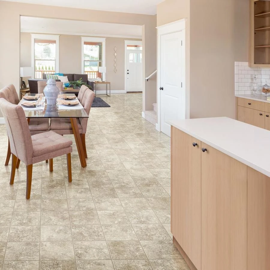 Congoleum ArmorCore LC Santa Cruz 12-ft W Cut-to-Length Sterling Stone Look Low-Gloss Finish Sheet Vinyl 1 Congoleum ArmorCore LC Santa Cruz 12-ft W Cut-to-Length Sterling Stone Look Low-Gloss Finish Sheet Vinyl