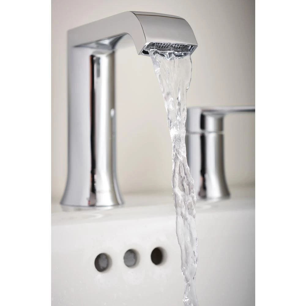 Genta 8 In. Widespread 2-Handle Bathroom Faucet In Chrome 8 Genta 8 In. Widespread 2-Handle Bathroom Faucet In Chrome - Image 8