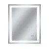 Edison Tri-Color 30 In. X 36 In. Single LED Wall Mounted Backlit LED Bathroom Mirror