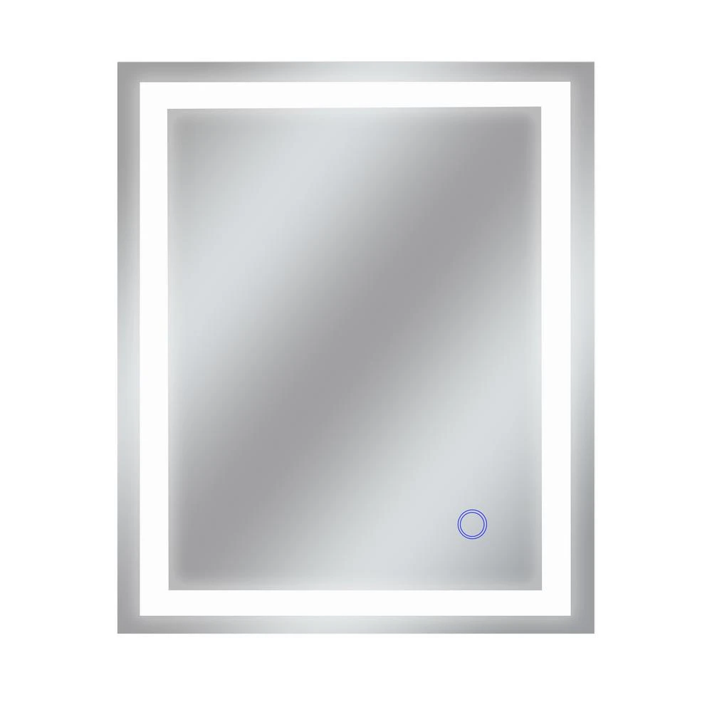 Edison Tri-Color 30 In. X 36 In. Single LED Wall Mounted Backlit LED Bathroom Mirror 1 Edison Tri-Color 30 In. X 36 In. Single LED Wall Mounted Backlit LED Bathroom Mirror