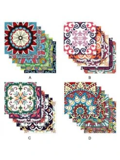 Topumt 6Pcs Kitchen Bathroom Floor Simulation Wall Tile Waterproof Wallpaper Wall Stickers DIY Home Decoration -Allied Brass Shop 0dda8d55 fb16 4663 839d d71967df0ddc 1.ca482f2aa99673378c4300e54337f6bc 1800x1800