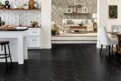 Opal Black Porcelain Tile 11 Opal Black Porcelain Tile -Allied Brass Shop 100888619 albion0119 hex 100499086 wood 100248384 marble 100480813 pencil 100224468 countertop 100136118 butcherblock 100530245 chevron kitchen room 1800x1800