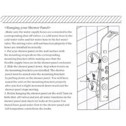 53 In. 10-Jet Shower Panel System In Brushed Nickel With LED Rainfall Waterfall Shower Head Handshower And Tub Spout 15 53 In. 10-Jet Shower Panel System In Brushed Nickel With LED Rainfall Waterfall Shower Head Handshower And Tub Spout -Allied Brass Shop 10f16c073482df3a44c34b01b8feb543 04b86217 6d9b 4fe2 a58e 61d3d109814f 1800x1800