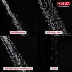 In2ition Two-in-One 4-Spray 3 In. Dual Wall Mount Fixed And Handheld H2Okinetic Shower Head In Chrome -Allied Brass Shop 113da9591cc814e7539077aaffe5e016 1800x1800