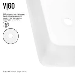 VIGO Amaryllis Handmade Matte Stone Rectangle Vessel Bathroom Sink In Matte White -Allied Brass Shop 13c783991cf3059c58e39914f25d0ca2 1800x1800