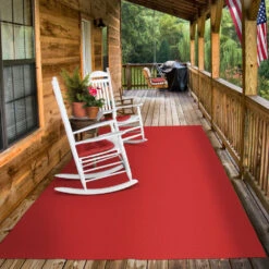 Indoor/Outdoor Carpet With Rubber Marine Backing - Red 6' X 10' - Several Sizes Available - Carpet Flooring For Patio, Porch, Deck, Boat, Basement Or Garage -Allied Brass Shop 13d07349 aa6d 41d6 ba24 3b8ae8899629 1.245082160a287446805d0934f200c6b0 1800x1800