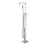Valspar ANZZI Victoria Series 2-Handle Freestanding Bathtub Faucet With Hand Shower (Valve Included)