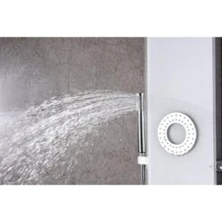 ANZZI Lynn White 3-Spray Shower Panel System (Valve Included) -Allied Brass Shop 191042003507 09063707 1800x1800