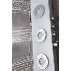 ANZZI Lynn White 3-Spray Shower Panel System (Valve Included) -Allied Brass Shop 191042003507 09063712 1800x1800