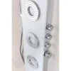 ANZZI Lynn White 3-Spray Shower Panel System (Valve Included)