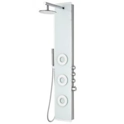 ANZZI Lynn White 3-Spray Shower Panel System (Valve Included) -Allied Brass Shop 191042003507xl 1800x1800
