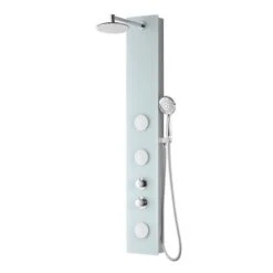 ANZZI Mare White 3-Spray Shower Panel System (Valve Included) 17 ANZZI Mare White 3-Spray Shower Panel System (Valve Included) -Allied Brass Shop 191042003699xl 1800x1800
