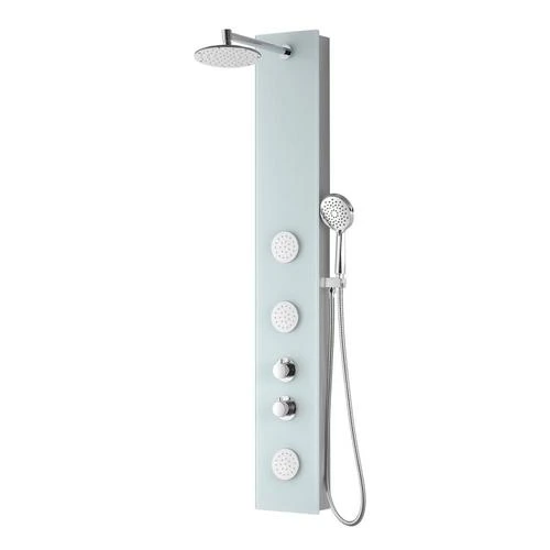 ANZZI Mare White 3-Spray Shower Panel System (Valve Included) 9 ANZZI Mare White 3-Spray Shower Panel System (Valve Included) - Image 9
