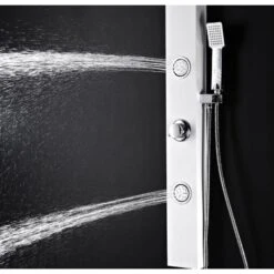 ANZZI Inland White 2-Spray Shower Panel System (Valve Included)