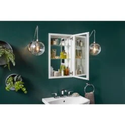 15 In. X 26 In. Recessed Or Surface Mount Medicine Cabinet In White Powder-Coat Aluminum 10 15 In. X 26 In. Recessed Or Surface Mount Medicine Cabinet In White Powder-Coat Aluminum -Allied Brass Shop 1ae905d30377ed9a67dd7c04d18f6ba4 1800x1800