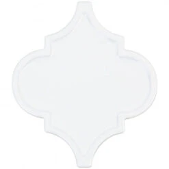 Bond Tile Roma White 6.25 In. X 7.25 In. Ceramic Arabesque Wall Tile (30 Pieces 4.84 Sq. Ft. / Box) -Allied Brass Shop 210f271d ee93 412b a7c3 7faf73f12939.716ec19f8157643c2300d7581a86d183 1800x1800