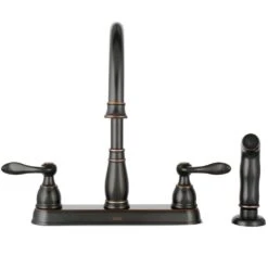 Windemere 2-Handle Standard Kitchen Faucet With Side Sprayer In Oil Rubbed Bronze -Allied Brass Shop 223141a43181a91d589be80c0767439f 1800x1800