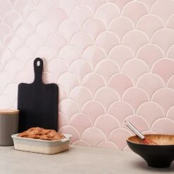 Bond Tile Riptide Rose 2.44 In. X 5 In. Fish Scale Polished Ceramic Wall Tile (48 Pieces 4.06 Sq. Ft. / Case) 15 Bond Tile Riptide Rose 2.44 In. X 5 In. Fish Scale Polished Ceramic Wall Tile (48 Pieces 4.06 Sq. Ft. / Case) -Allied Brass Shop 27b55a16 8fcb 4e15 9f31 c341cefacddd.f9f6f46653866e1033e2cb44abf19c40 1800x1800