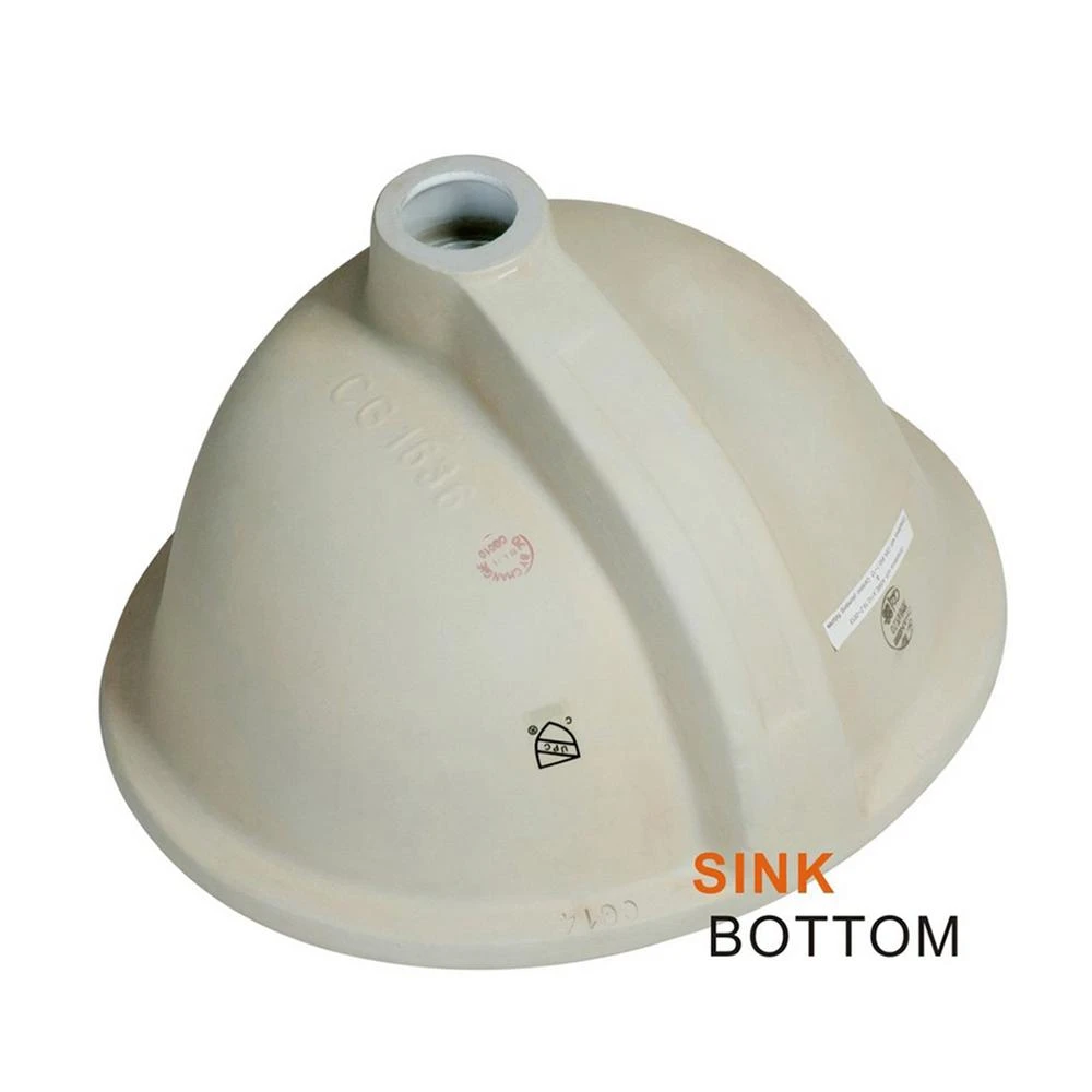 Boyel Living 13 In. X 11 In. Bathroom Ceramic Sink Oval Lavatory Undercounter In White, 4 Boyel Living 13 In. X 11 In. Bathroom Ceramic Sink Oval Lavatory Undercounter In White, - Image 4