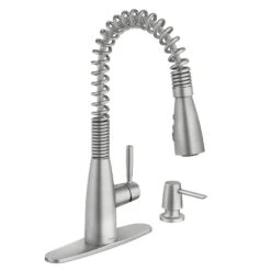 Springvale Single-Handle Pull-Down Sprayer Kitchen Faucet With Reflex And Power Boost In Spot Resist Stainless