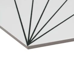 Merola Tile Aster Hex Blanco Encaustic 8-5/8 In. X 9-7/8 In. Porcelain Floor And Wall Tile (11.56 Sq. Ft. / Case) 18 Merola Tile Aster Hex Blanco Encaustic 8-5/8 In. X 9-7/8 In. Porcelain Floor And Wall Tile (11.56 Sq. Ft. / Case) -Allied Brass Shop 2a4b0171faa2d388cf899f2e00ae4283 1800x1800