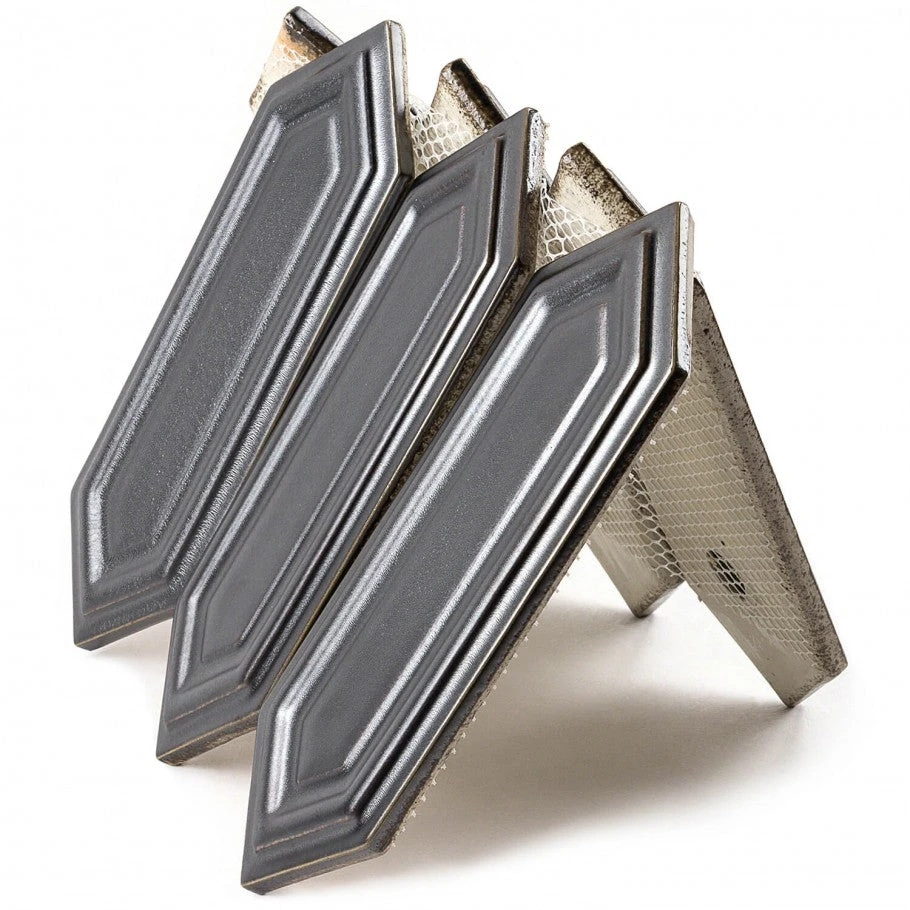 Divine Gunmetal Hexagon 9.5 In. X 15.5 In. Glazed Ceramic Mosaic Tile (1.02 Sq. Ft. / Sheet) 6 Divine Gunmetal Hexagon 9.5 In. X 15.5 In. Glazed Ceramic Mosaic Tile (1.02 Sq. Ft. / Sheet) - Image 6